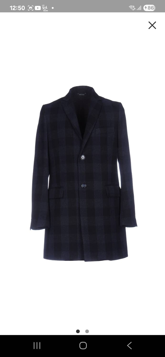 (새상품) Yoon Wool coat 54 (추천 105 XL) 상품이미지7