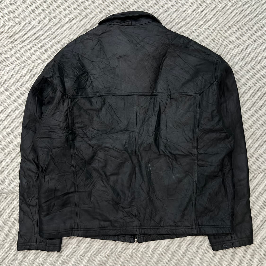 리얼레더 집업 자켓 r2833 상품이미지2