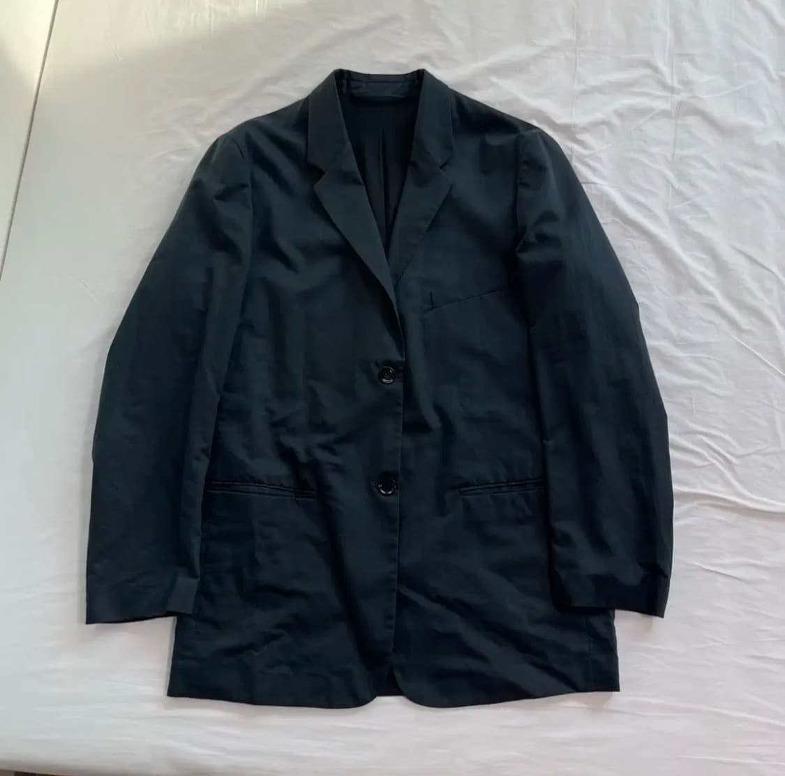 르메르 실크 포플린 3PS 셋업 다크네이비 상품이미지2