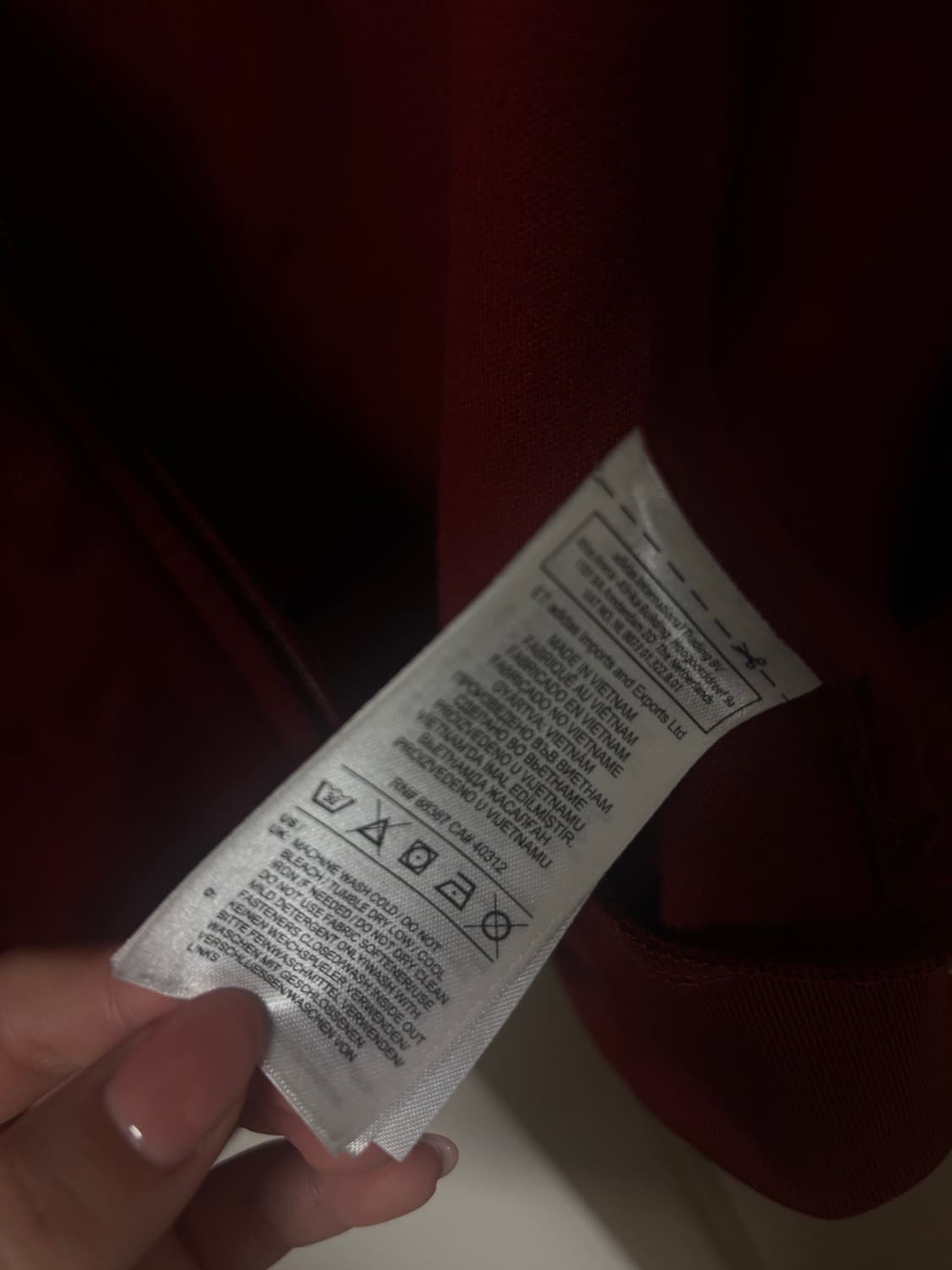 아디다스 베켄바우어 져지 버건디  상품이미지4