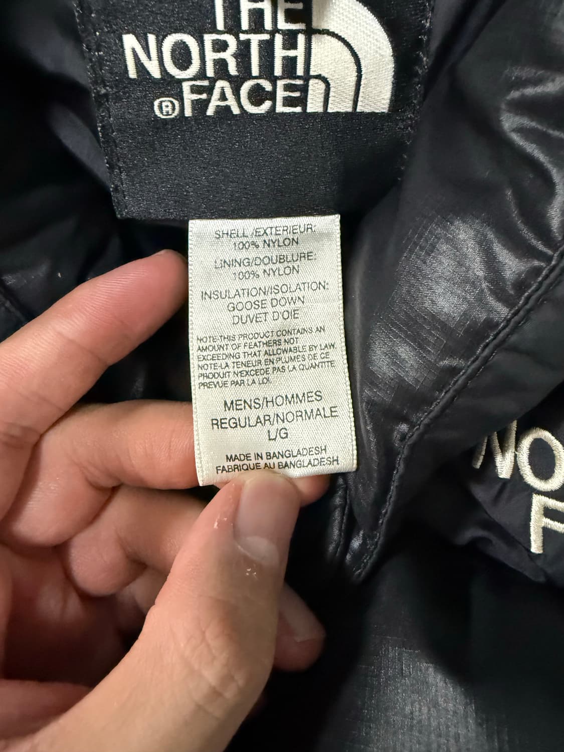 (L)노스페이스 센터로고 중앙로고 다운 패딩 조끼 상품이미지6