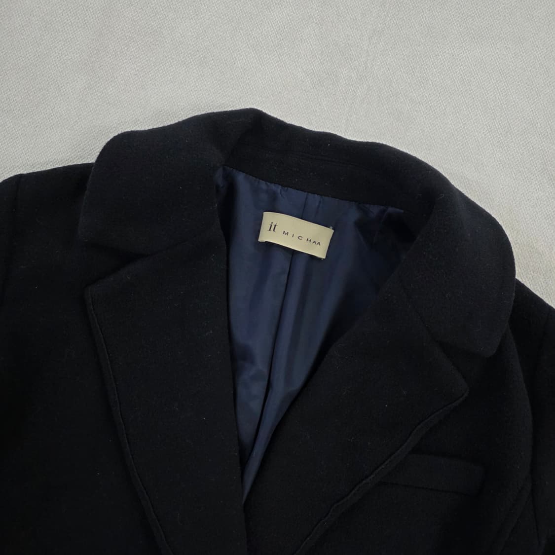 [88-94-165] 잇미샤 울 하프코트 0220J 상품이미지2