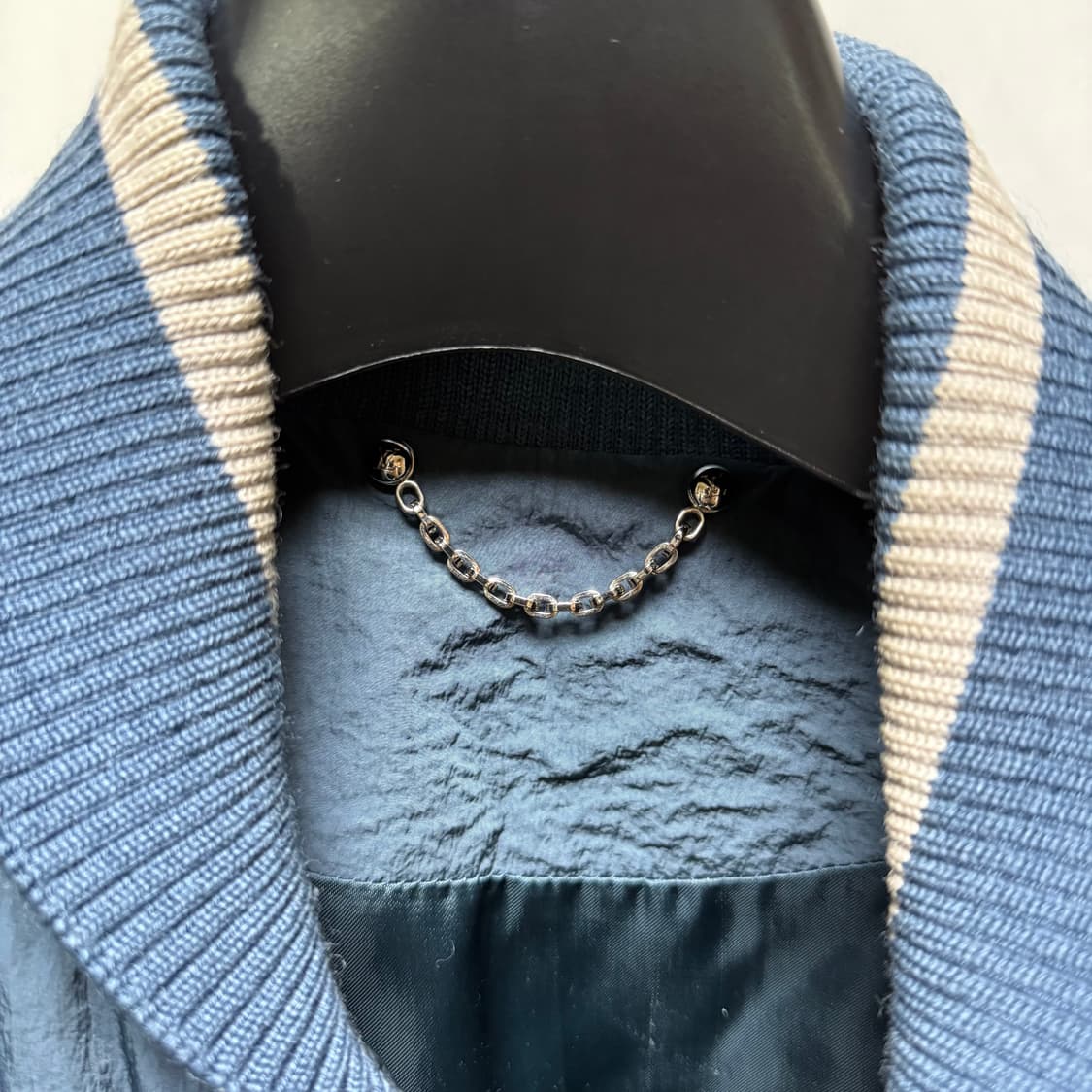 루이비통 믹스드 레더 테디 블루종 바시티 점퍼 자켓 상품이미지4