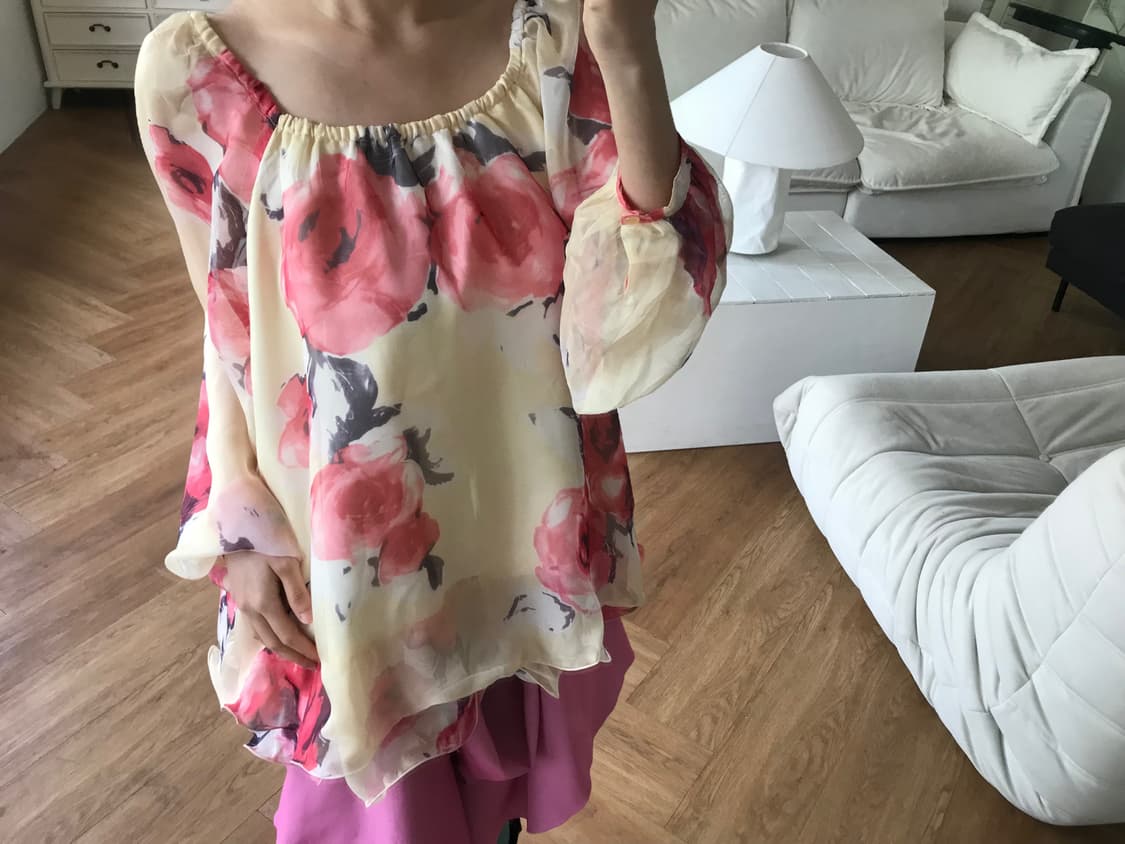 vintage pink skirt 상품이미지6