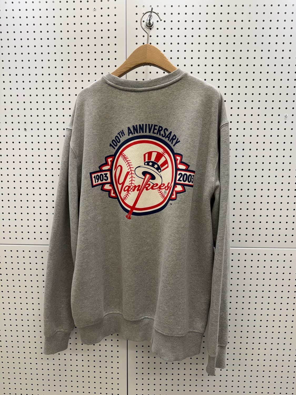 뉴에라 뉴욕 양키스 100주년 기념 맨투맨 U1090 상품이미지3