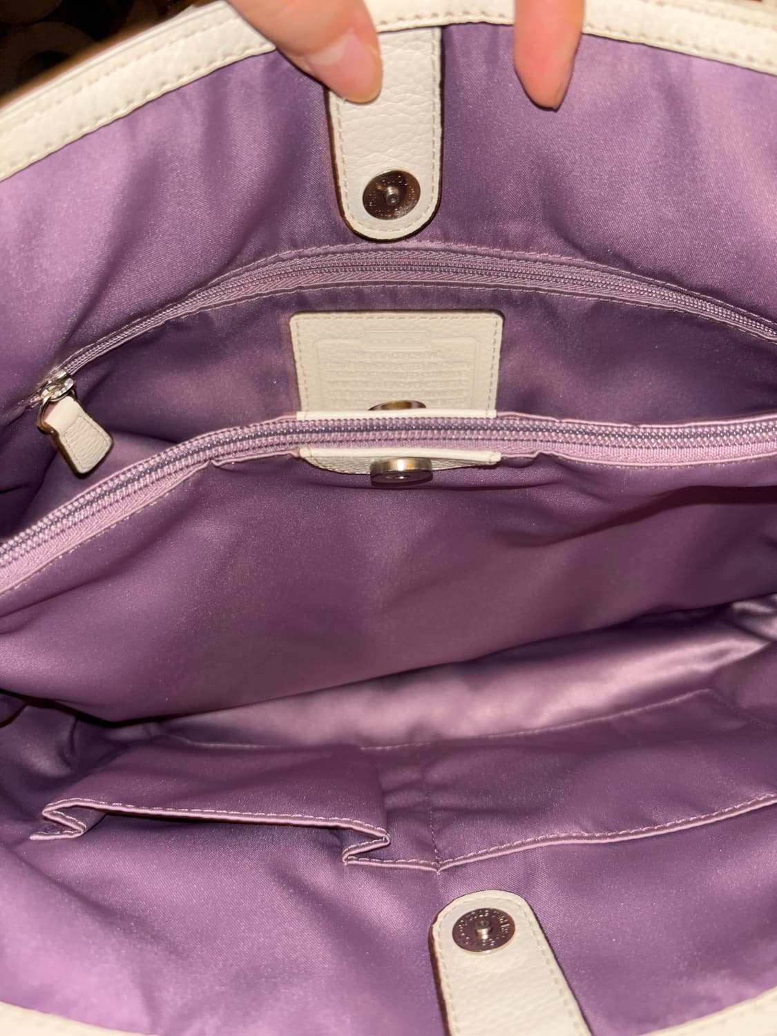 🚨연말세일🚨Coach Ivory pink vintage Bag 상품이미지4