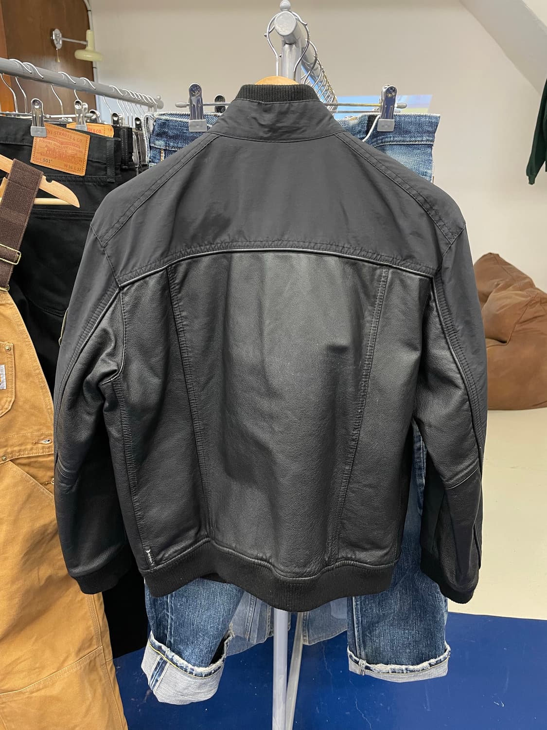 AJ 아르마니진스 레더믹스 투웨이 자켓 상품이미지9