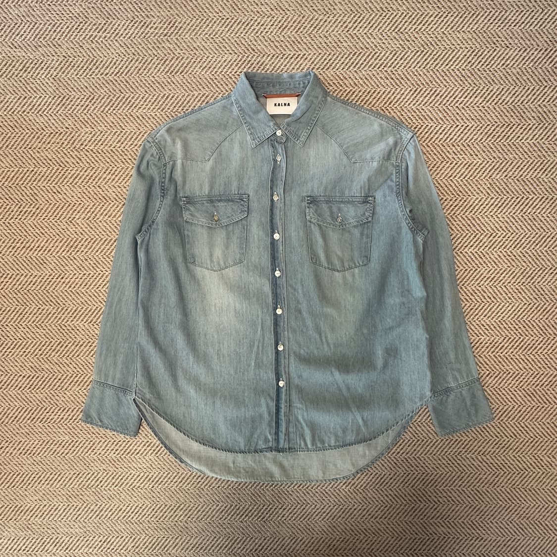 KALNA japan made denim shirt 상품이미지1