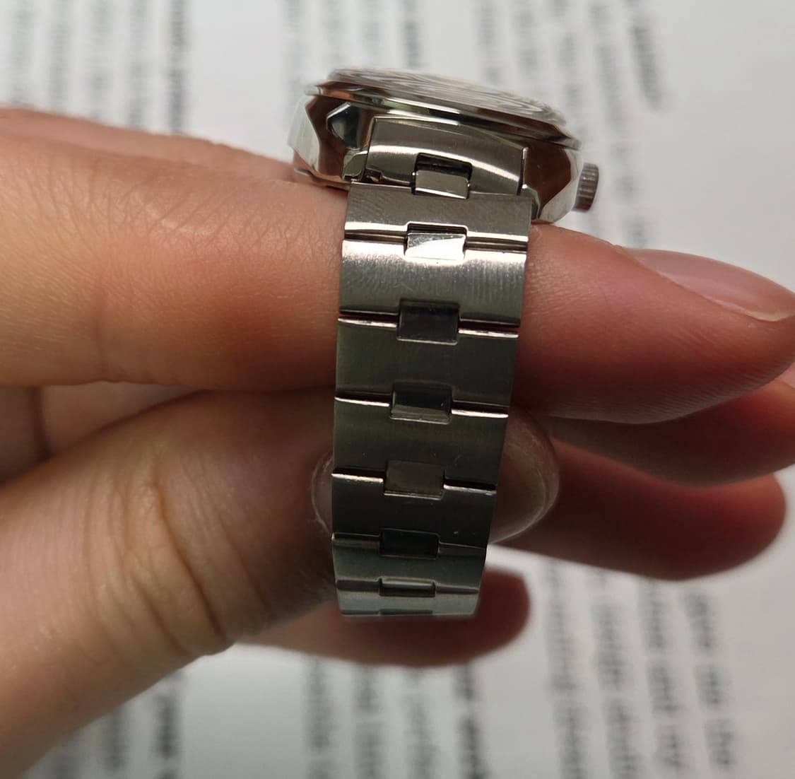 빈티지 세이코 터틀형 골드 와플판 오토매틱 여성용 브레이슬릿 ver. 상품이미지6