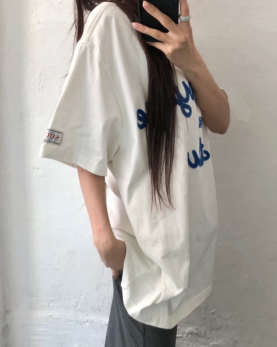 Satur 세터 보야지 자수로고 티셔츠 상품이미지2