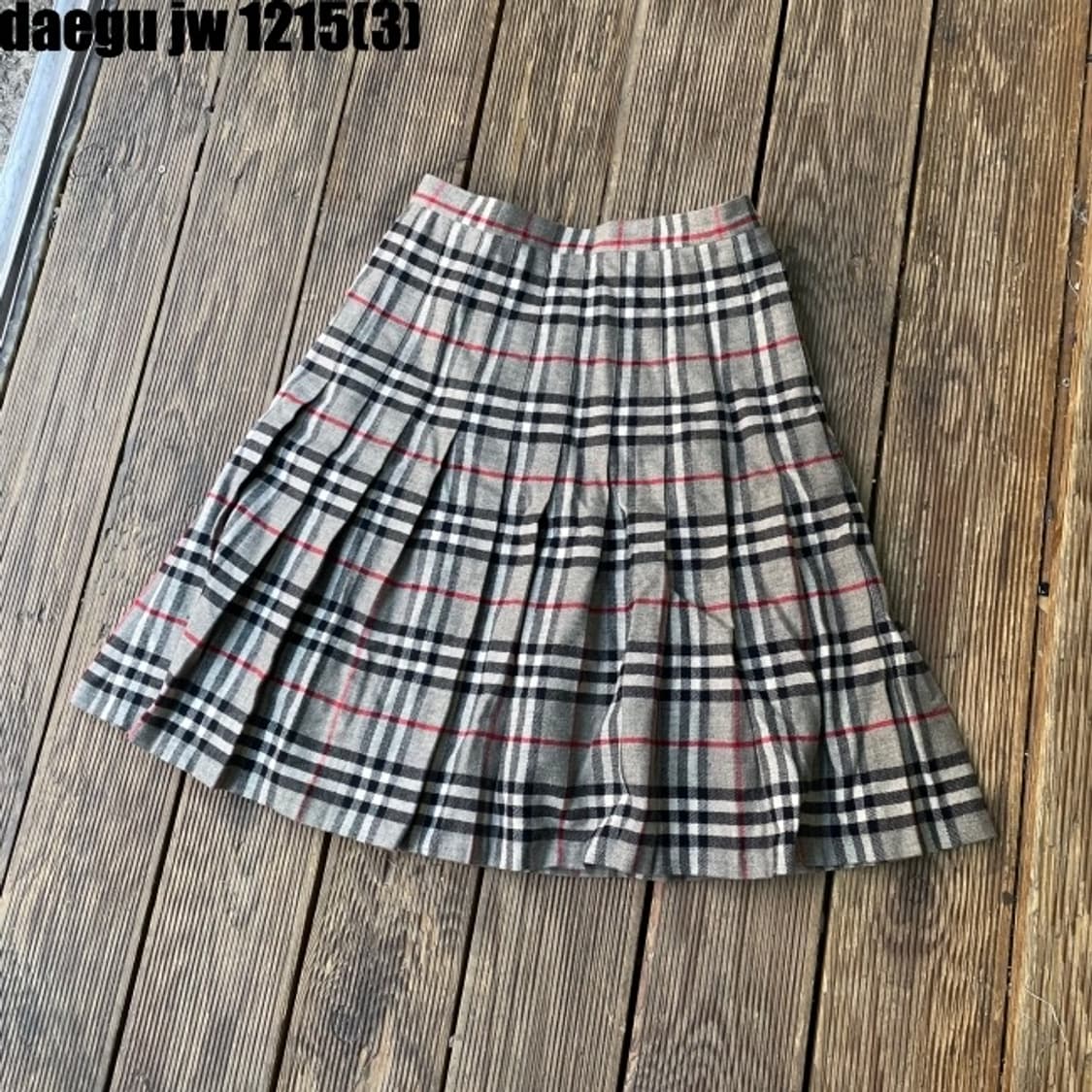 버버리 그레이 정품 스커트 상품이미지1