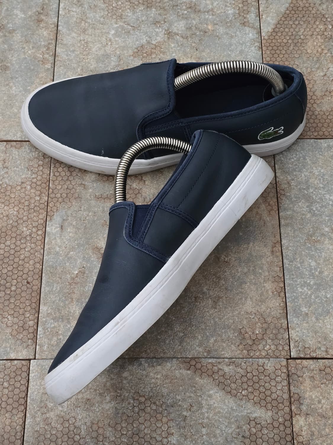 (230)라코스테 가존 네이비 슬립온 상품이미지5