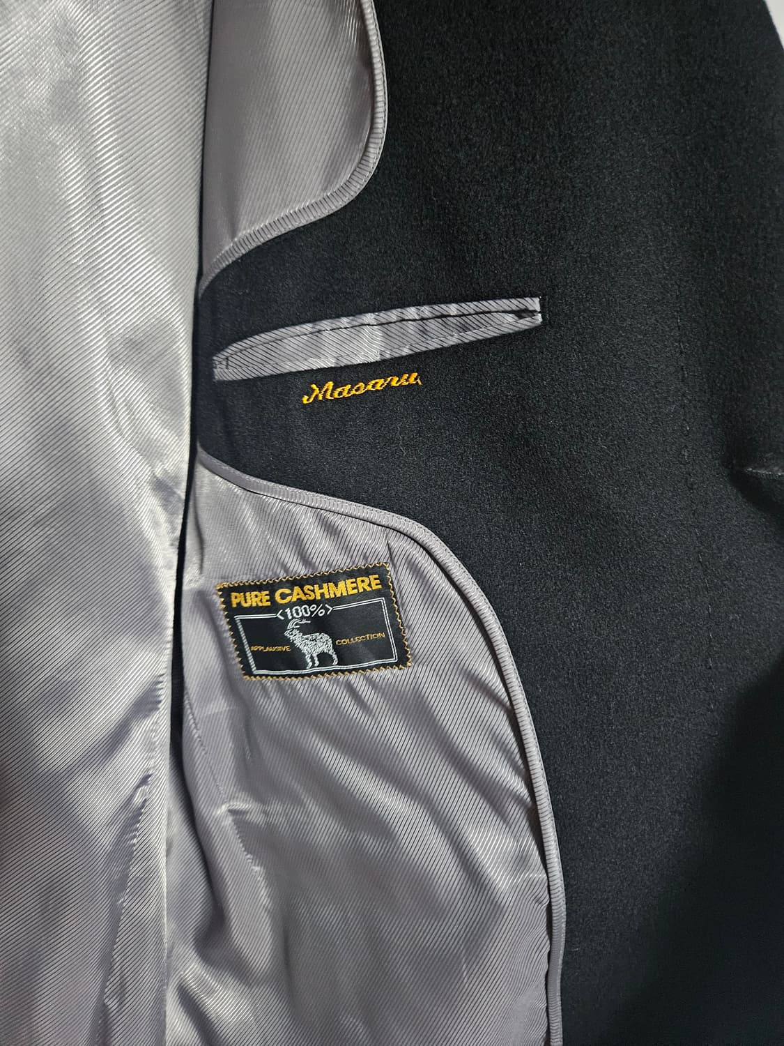 캐시미어 100% 싱글코트 상품이미지5