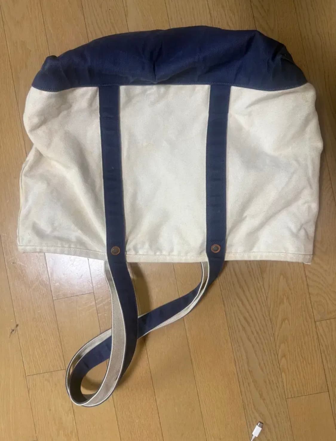 디스이즈네버댓 디네댓 캔버스 토트백 아이보리 상품이미지4