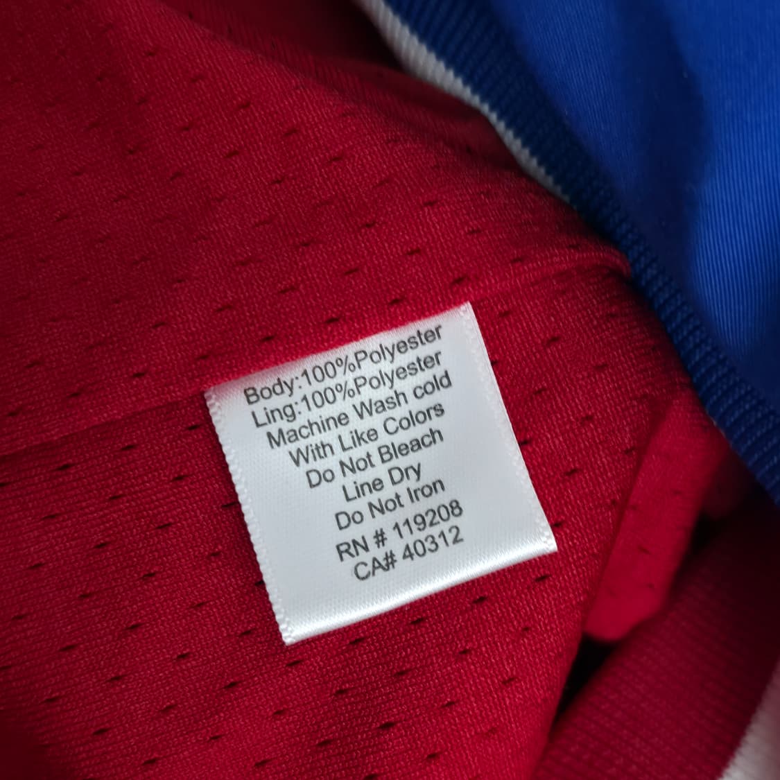 [L] 미첼낸네스 NBA 디트로이트 바시티 자켓 상품이미지7