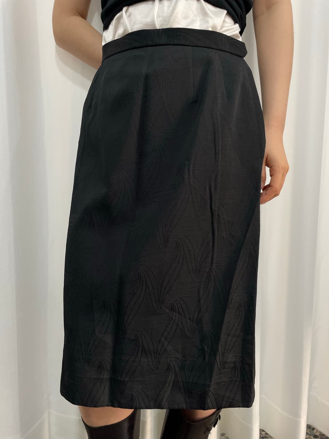 pattern midi skirt 상품이미지1