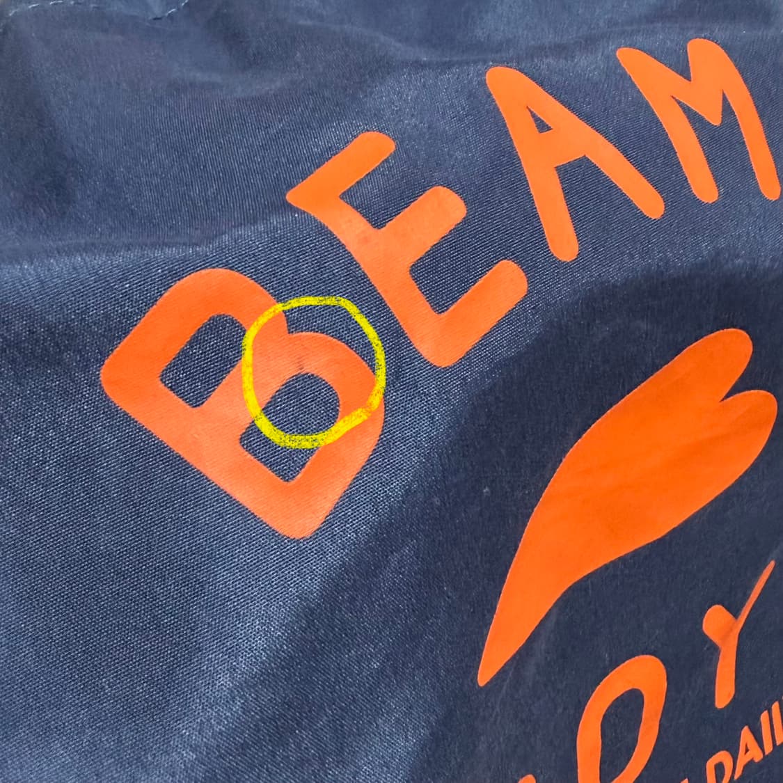 [BEAMS BOY] 빔즈보이 로고 쇼퍼 드로우스트링 숄더백 상품이미지8