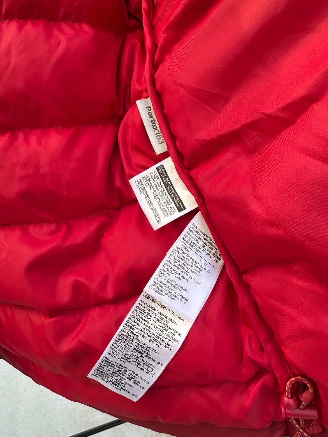 [리바이스] •Corduroy Yoke Hooded Down Jacket 상품이미지5