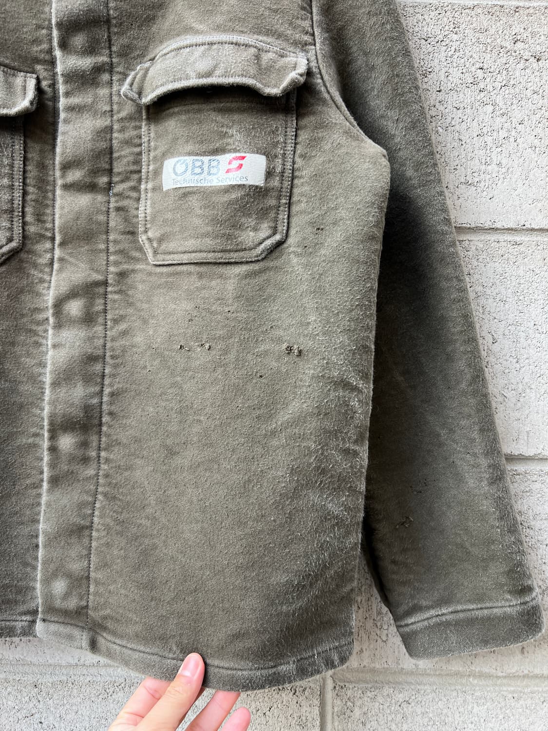 OLD EURO MOLESKIN FRENCH WORK 빈티지몰스킨워크자켓 상품이미지6