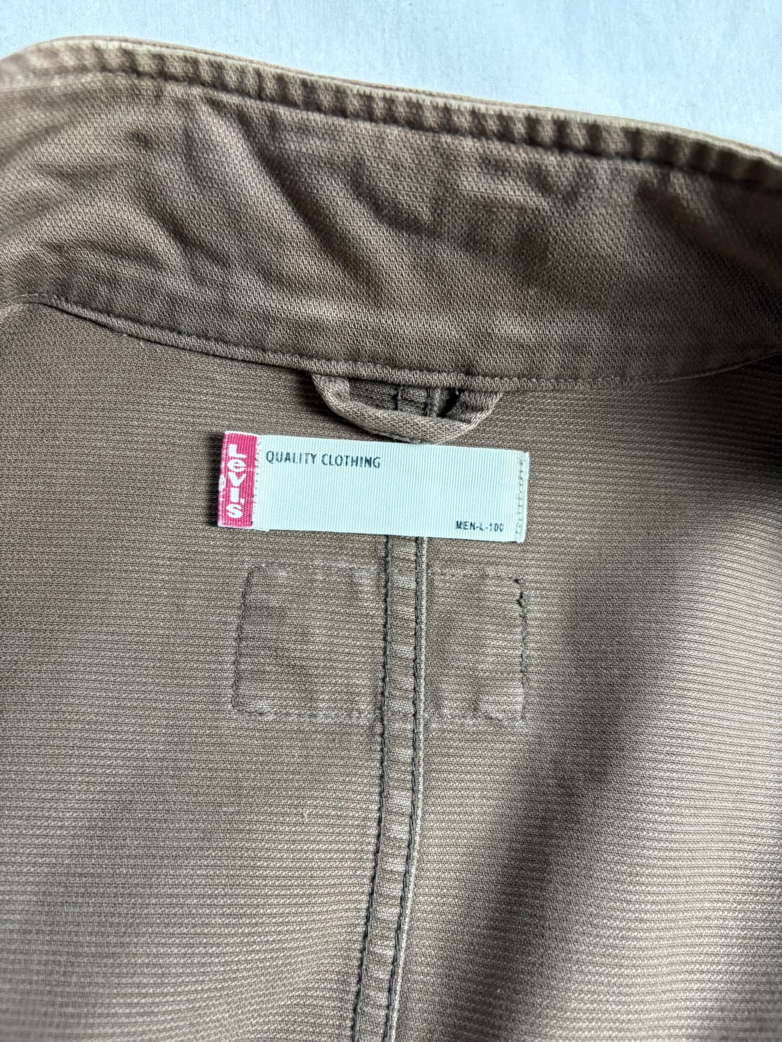 Levis 리바이스 워시드 코튼 워크 자켓 100 상품이미지6