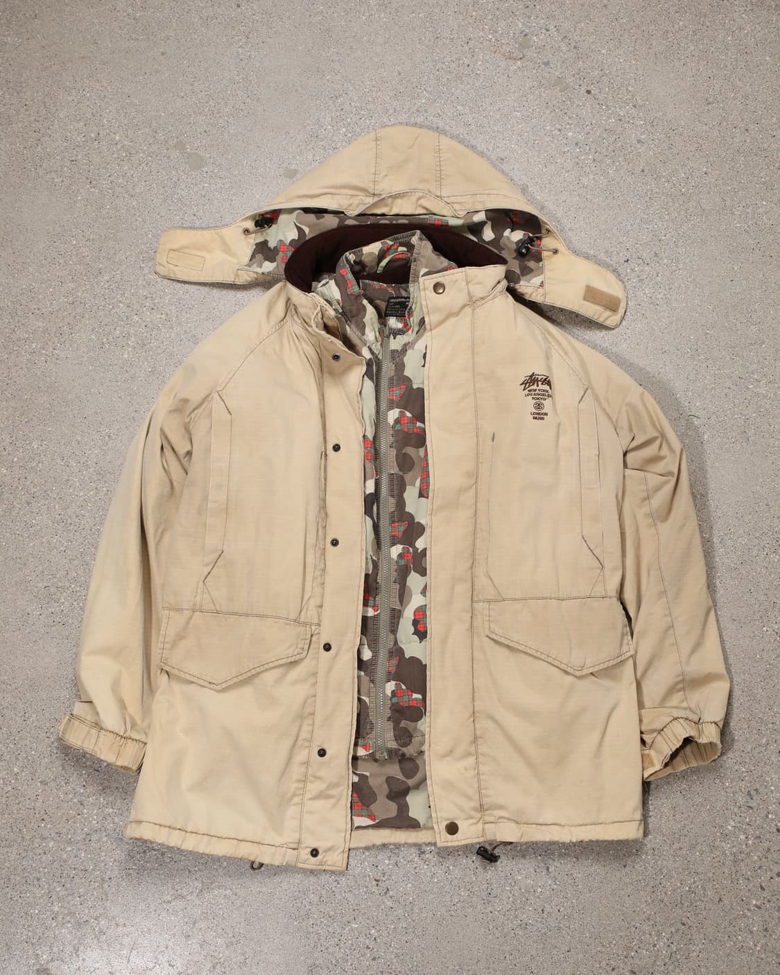 Stussy Camo Liner 3-Way jacket 상품이미지2