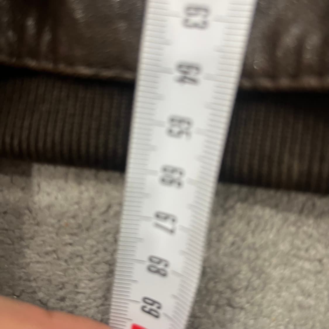 빈티지 양가죽 바이커 레더 블루종 자켓 상품이미지10