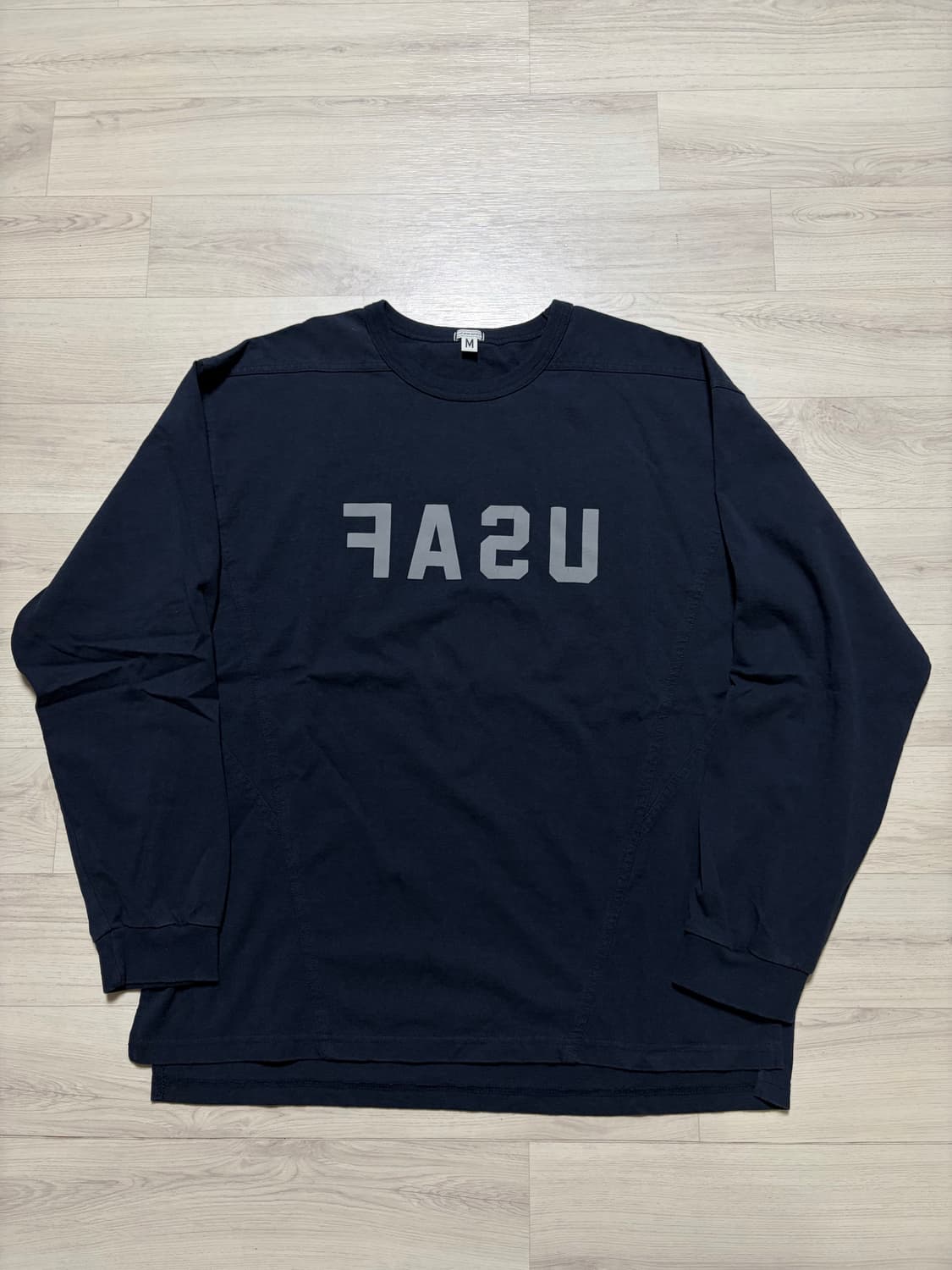 올리브드랩서비스 ODS USAF 티셔츠 네이비 M사이즈 판매 상품이미지1