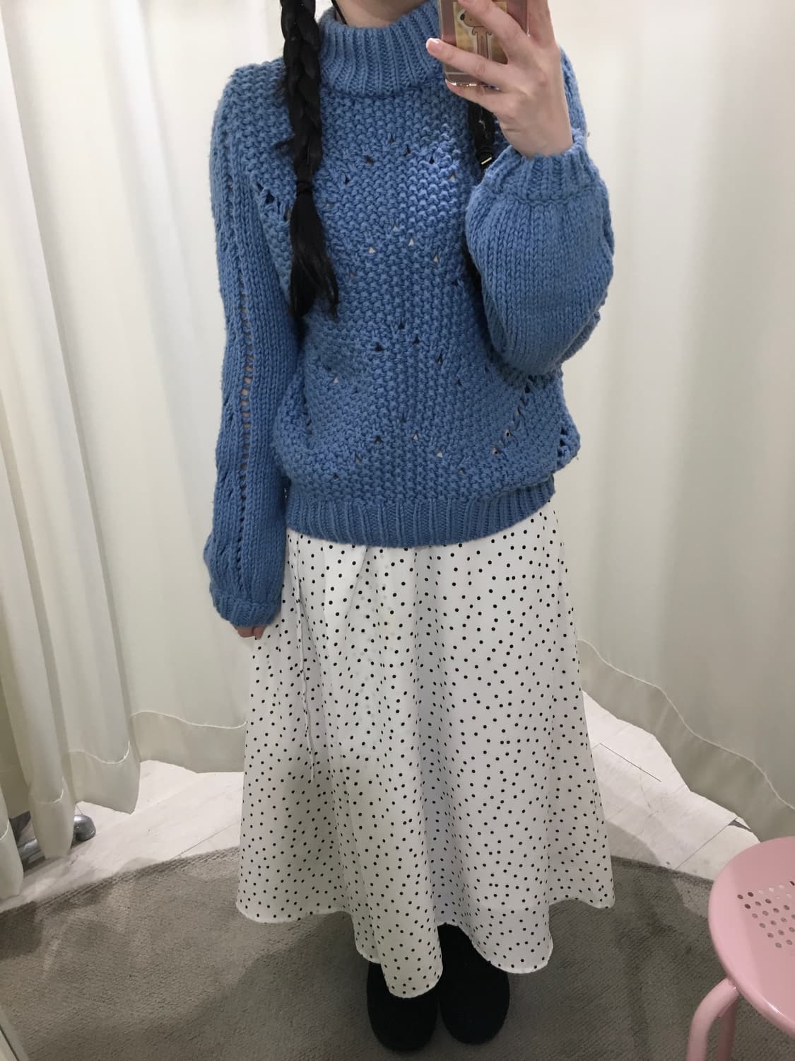 Blueberry Wave Knit 상품이미지1