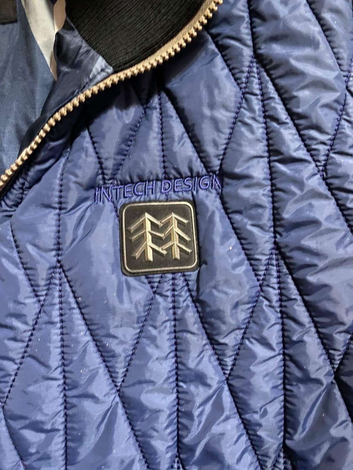 코오롱 스포츠 남성 간절기  누빔 자켓 네이비 (105) 상품이미지3