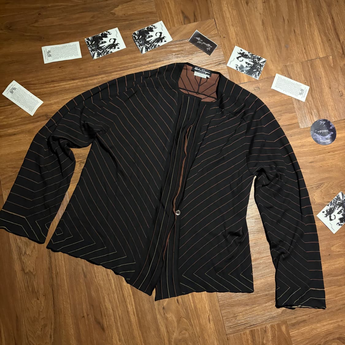 Salvatore Ferragamo 울 더블페이스 가디건 상품이미지2