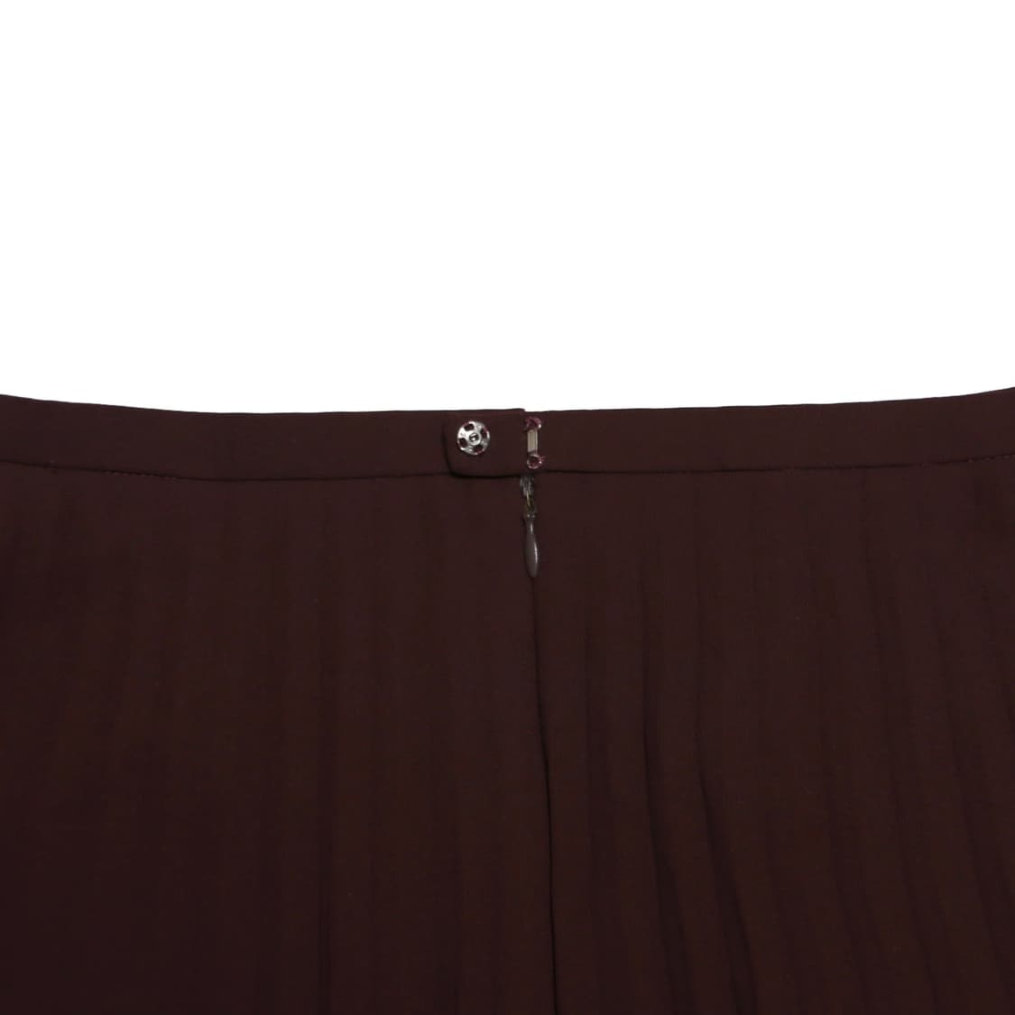 Brown Pleats Midi skirt 상품이미지4
