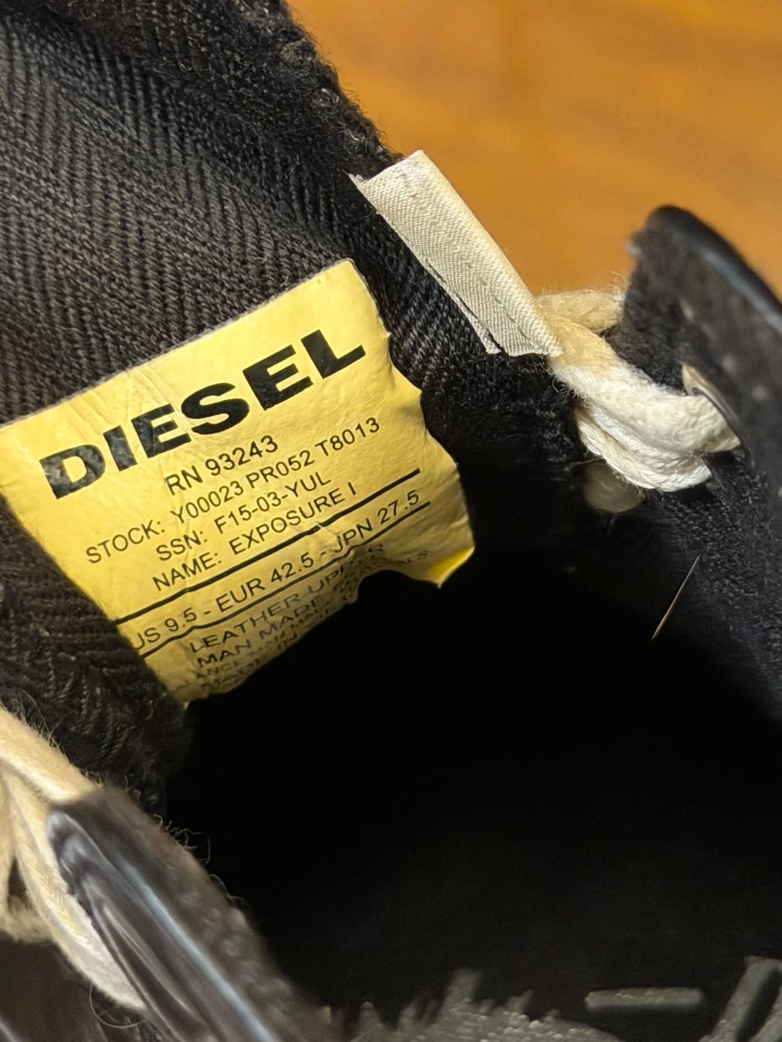 디젤 90‘s 레더 하이탑 (단독매물) 상품이미지7