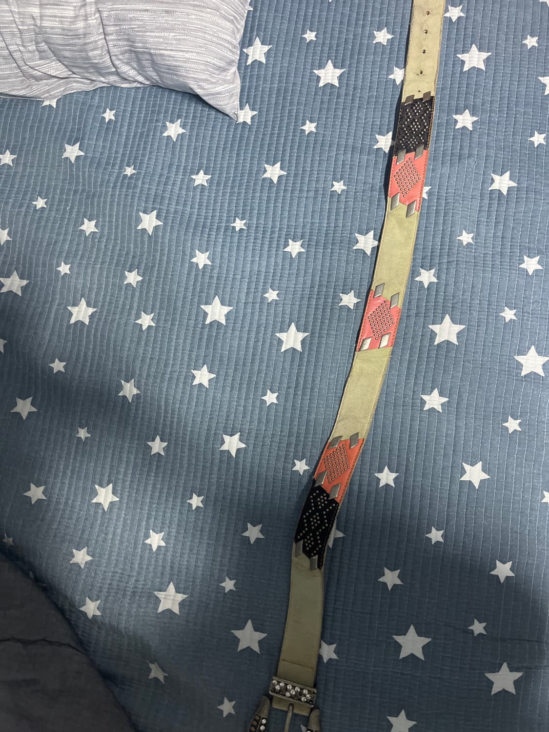 웨스턴 빈티지 큐빅 벨트 상품이미지3