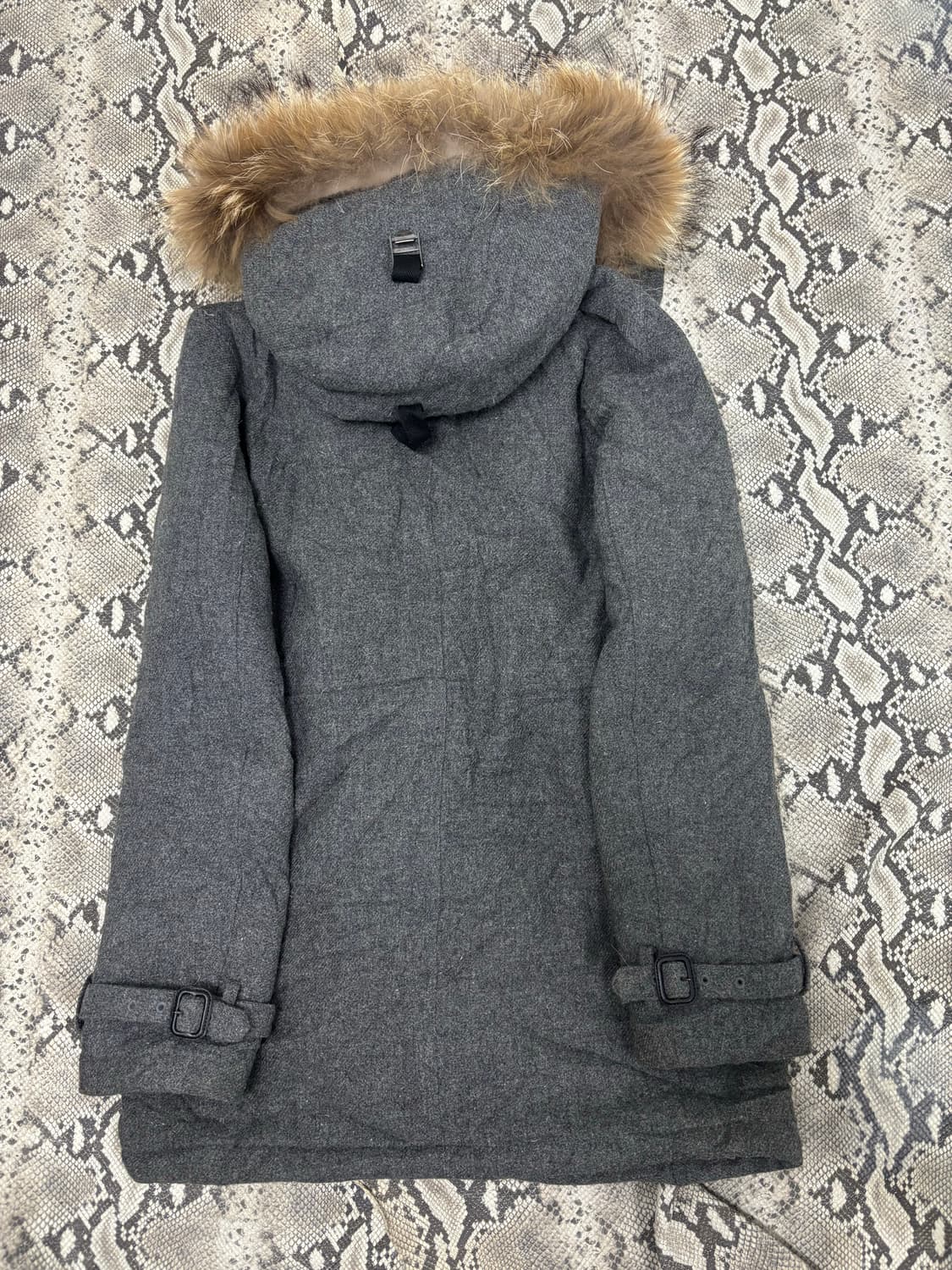Y2K Grey Fur Parka 상품이미지10