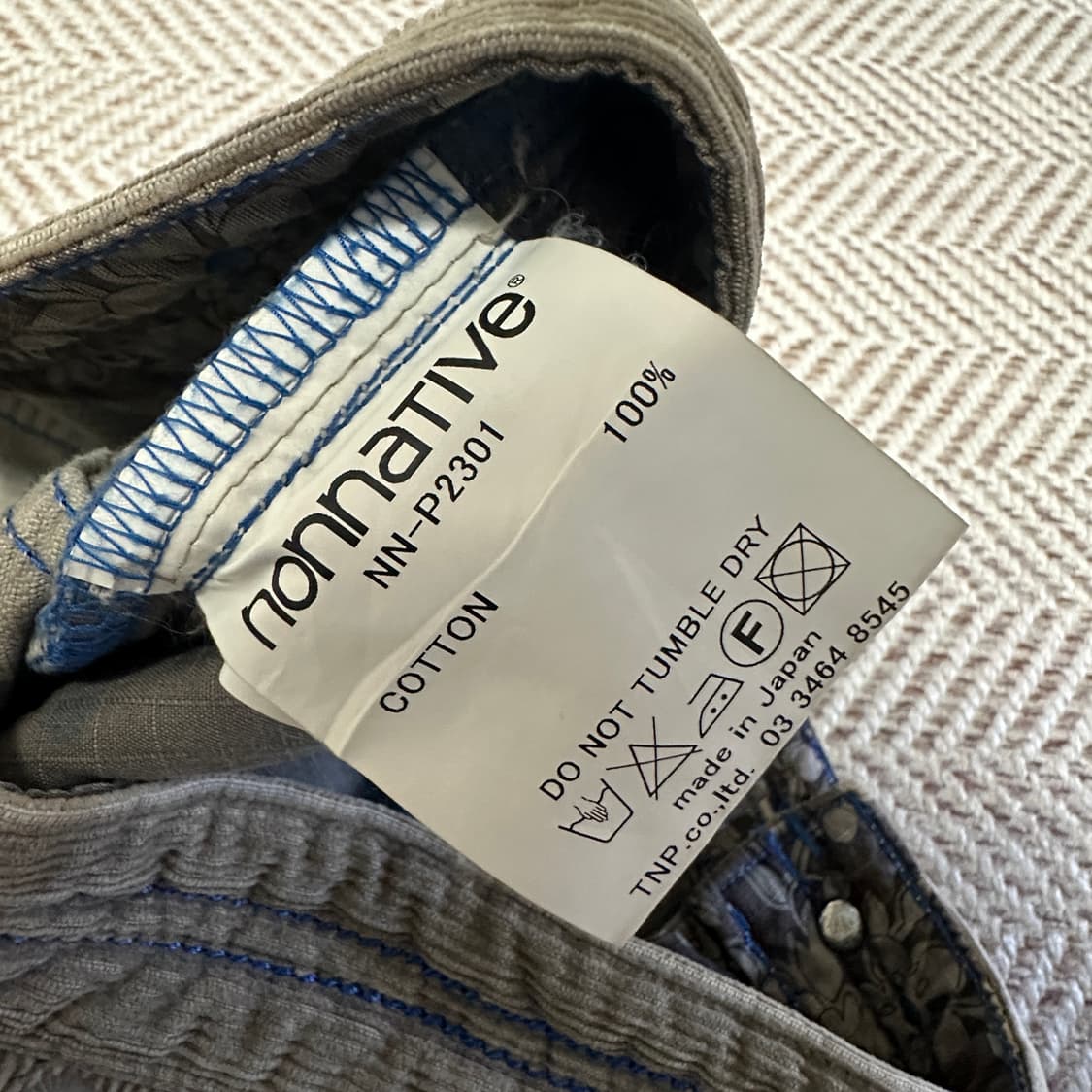 NONNATIVE japan made corduroy pants 상품이미지4