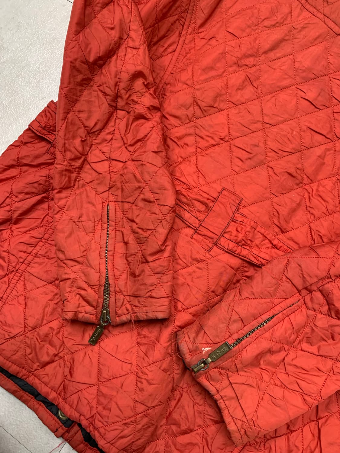 바버 다홍 퀄팅 자켓 #365 상품이미지8