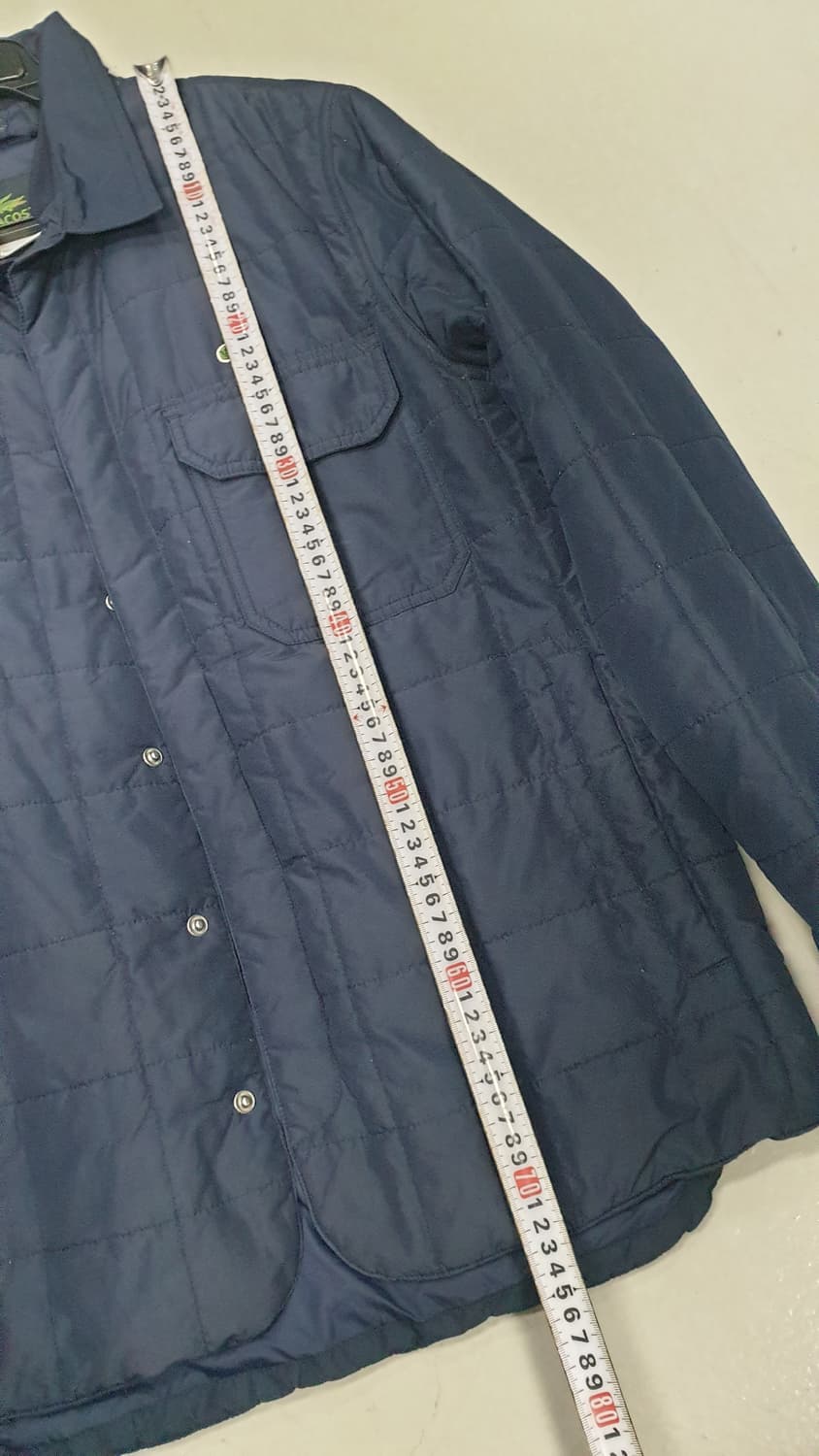 라코스테 퀼팅 셔츠형 자켓 네이비 50 상품이미지4