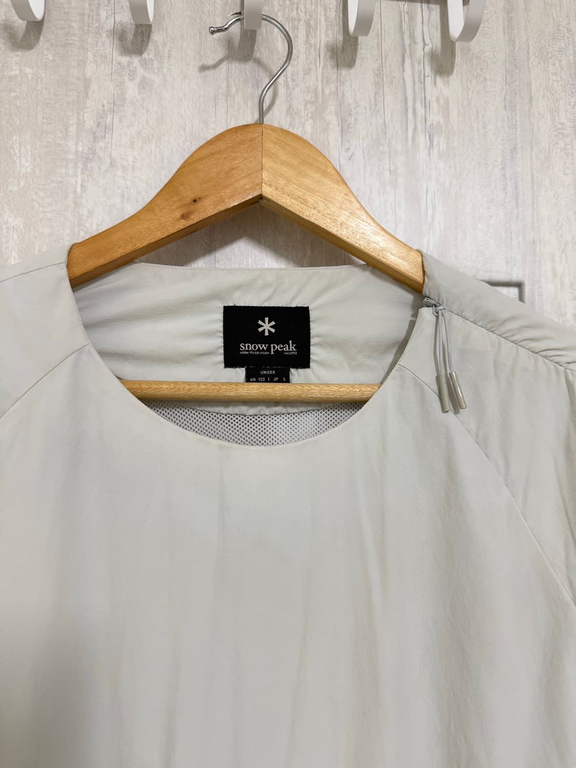 남성 100 / 스노우피크 씬테크 맨투맨 바람막이 상품이미지4