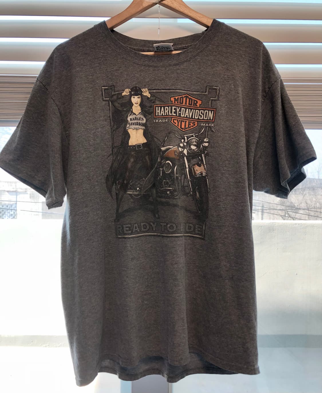 HARLEY DAVIDSON 테토걸 프린팅 박시 티셔츠 상품이미지7