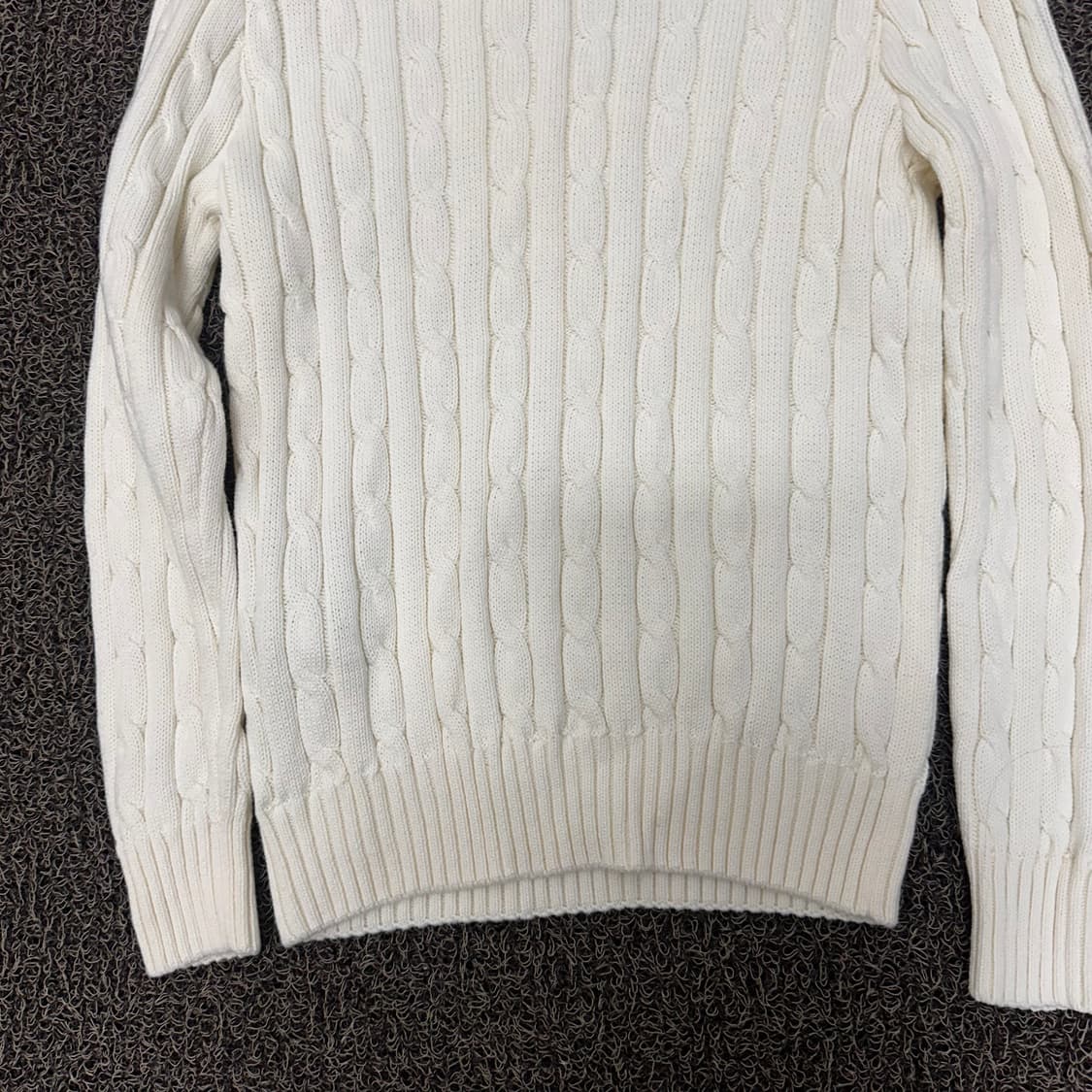 POLO 폴로 랄프로렌 신상 여성 케이블 니트 아이보리 M 상품이미지8