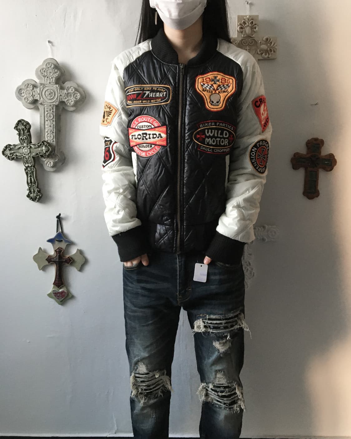 Patch point quilting jacket 상품이미지8