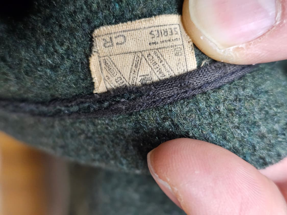 빈티지 울 코트 가죽 엘보 패치/ 오사카 ACORN 실구매 상품이미지9