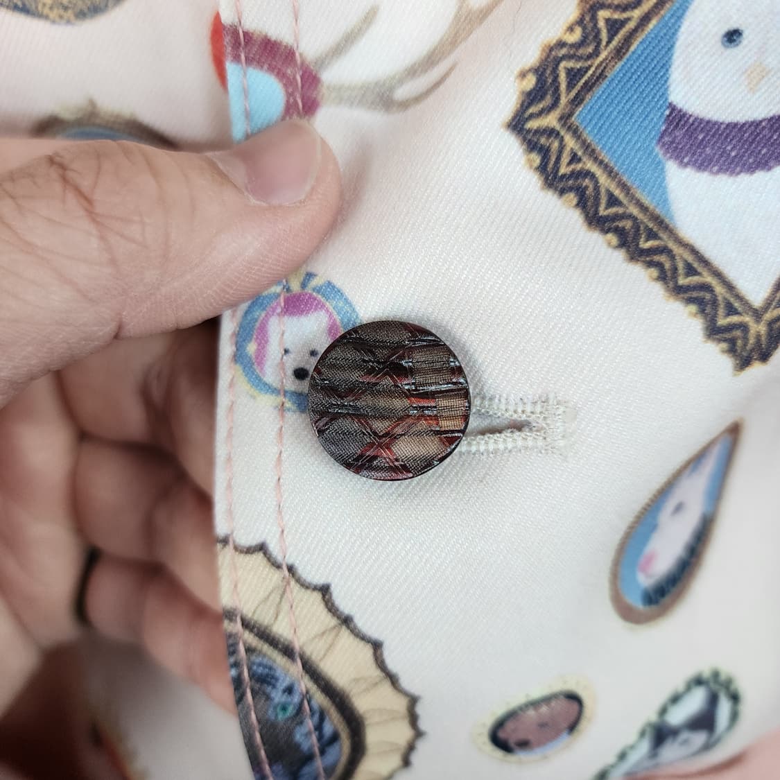 프릭스 by 김태호 프린팅 셔츠 자켓 핑크 상품이미지7