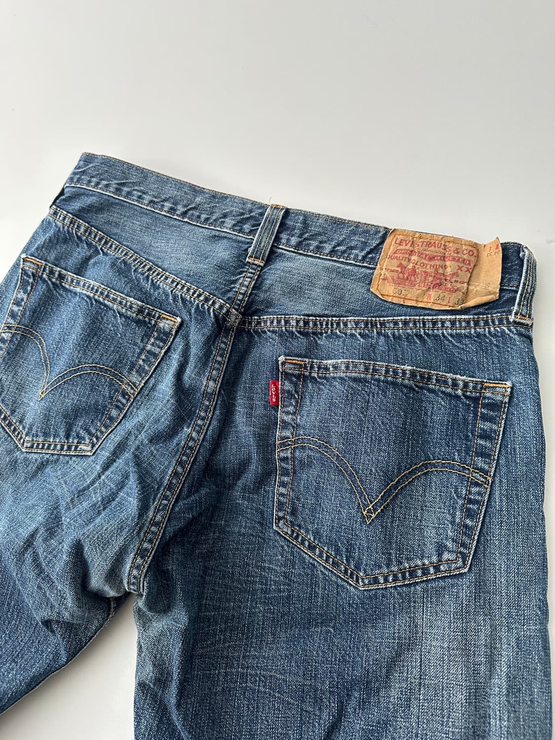 00‘s levi’s 501 denim pants 34x33 상품이미지6