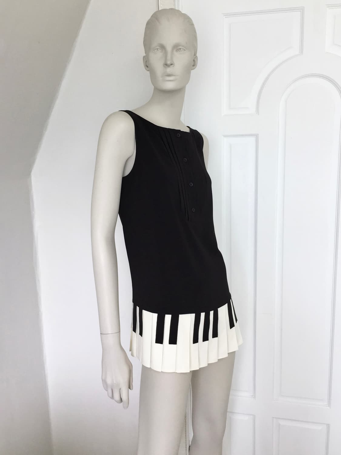 Moschino Piano  pintuck Mini dress  상품이미지1