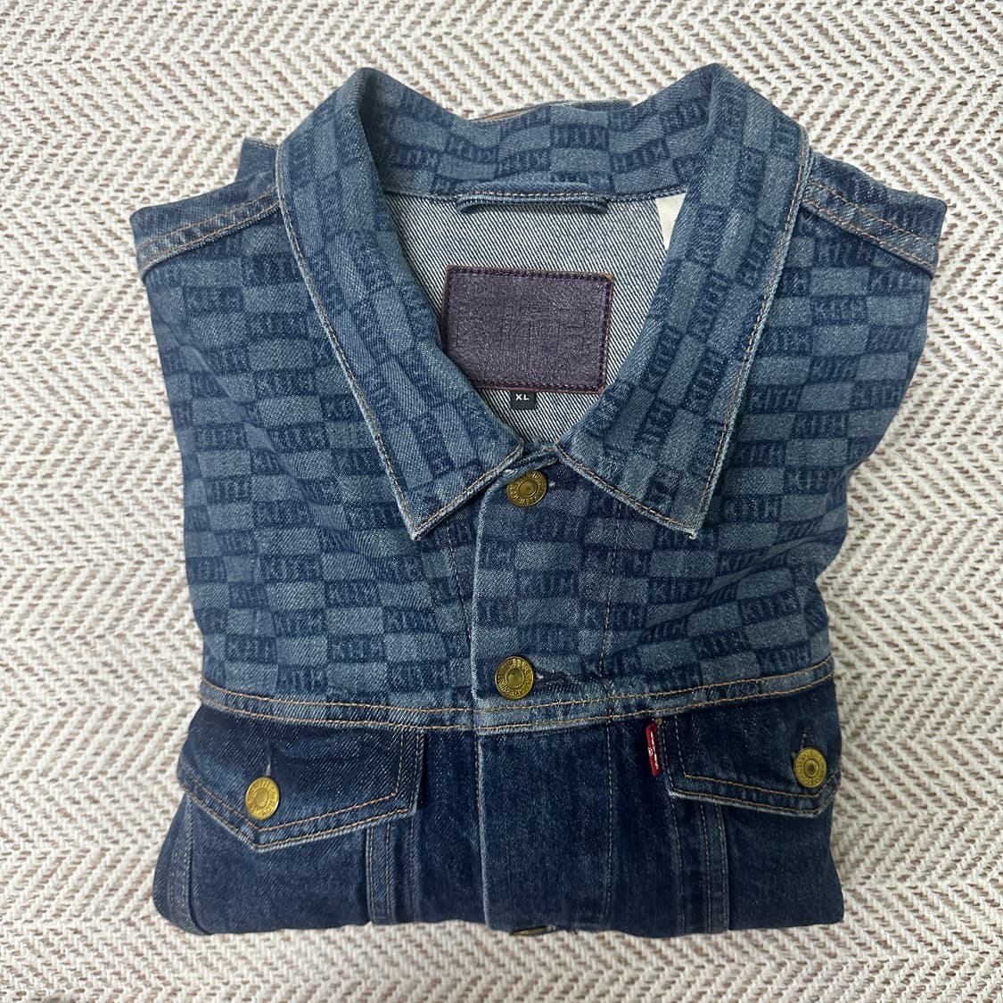 KITH X LEVIS big E denim work jacket xl 상품이미지3