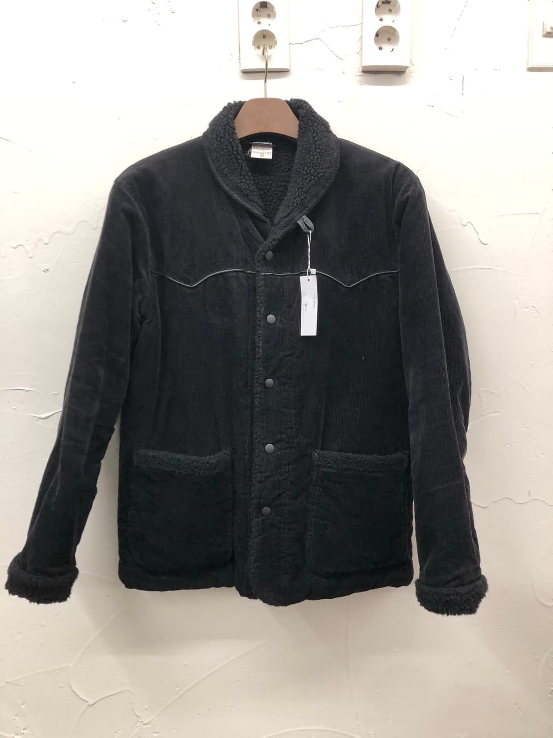 저널 스탠다드 코듀로이 시어링 자켓 상품이미지1