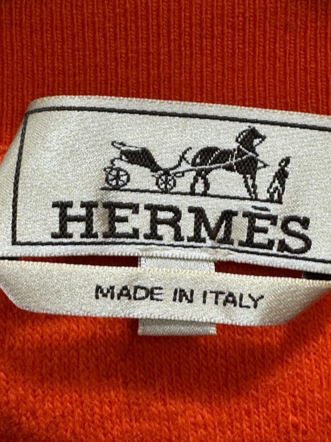 백화점판 에르메스 레더 패치 디테일 캐시미어 니트 M  상품이미지2