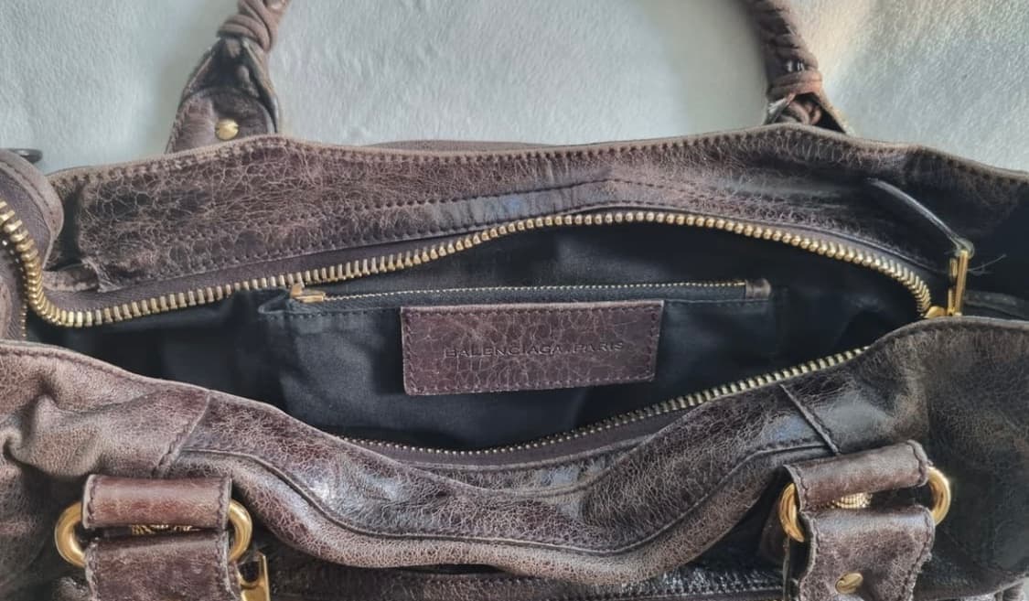 발렌시아가 모터백 브라운 정품  상품이미지4