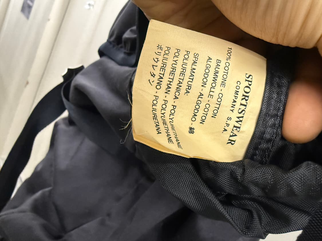 스톤아일랜드 빈티지 아카이브 백팩 블랙 상품이미지6